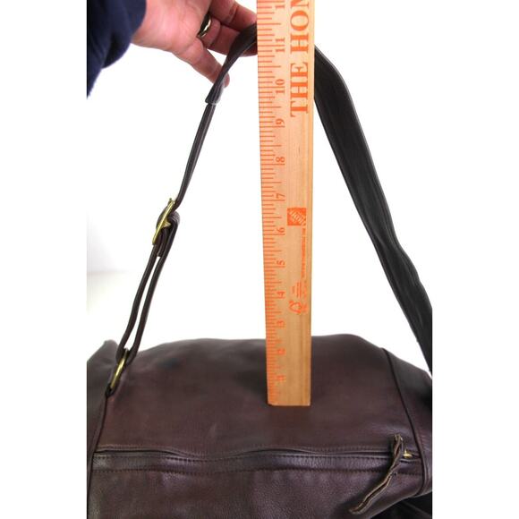 SVEN MADE IN USA BROWN GENUINE LEATHER BACKPACK SHOULDER BAG HANDBAG BOHO PURSE - Picture 11 of 11